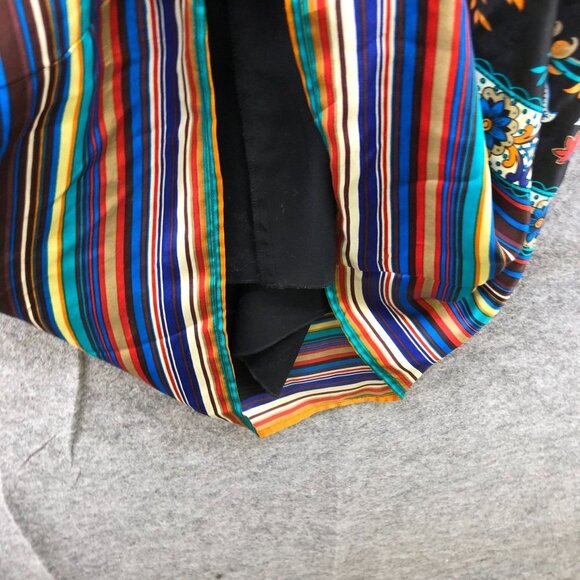 Arden B 100% Silk Cami Halter Top Womens S Multicolor Floral Tropical Beachy - Picture 9 of 11